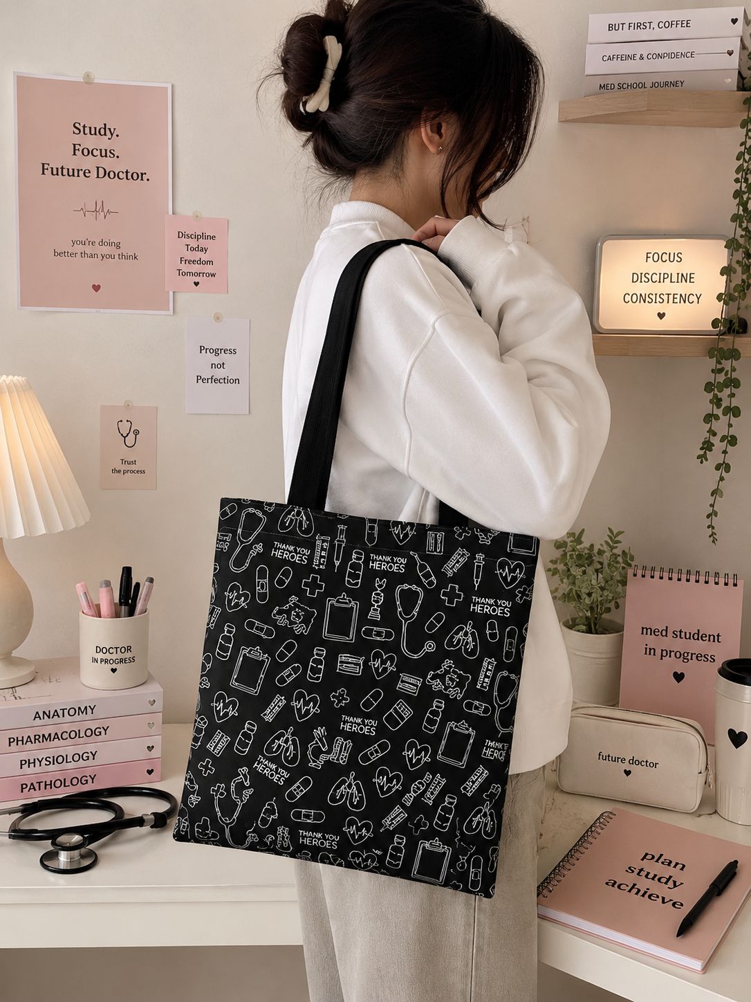 Tote Bag « Thank You Heroes »