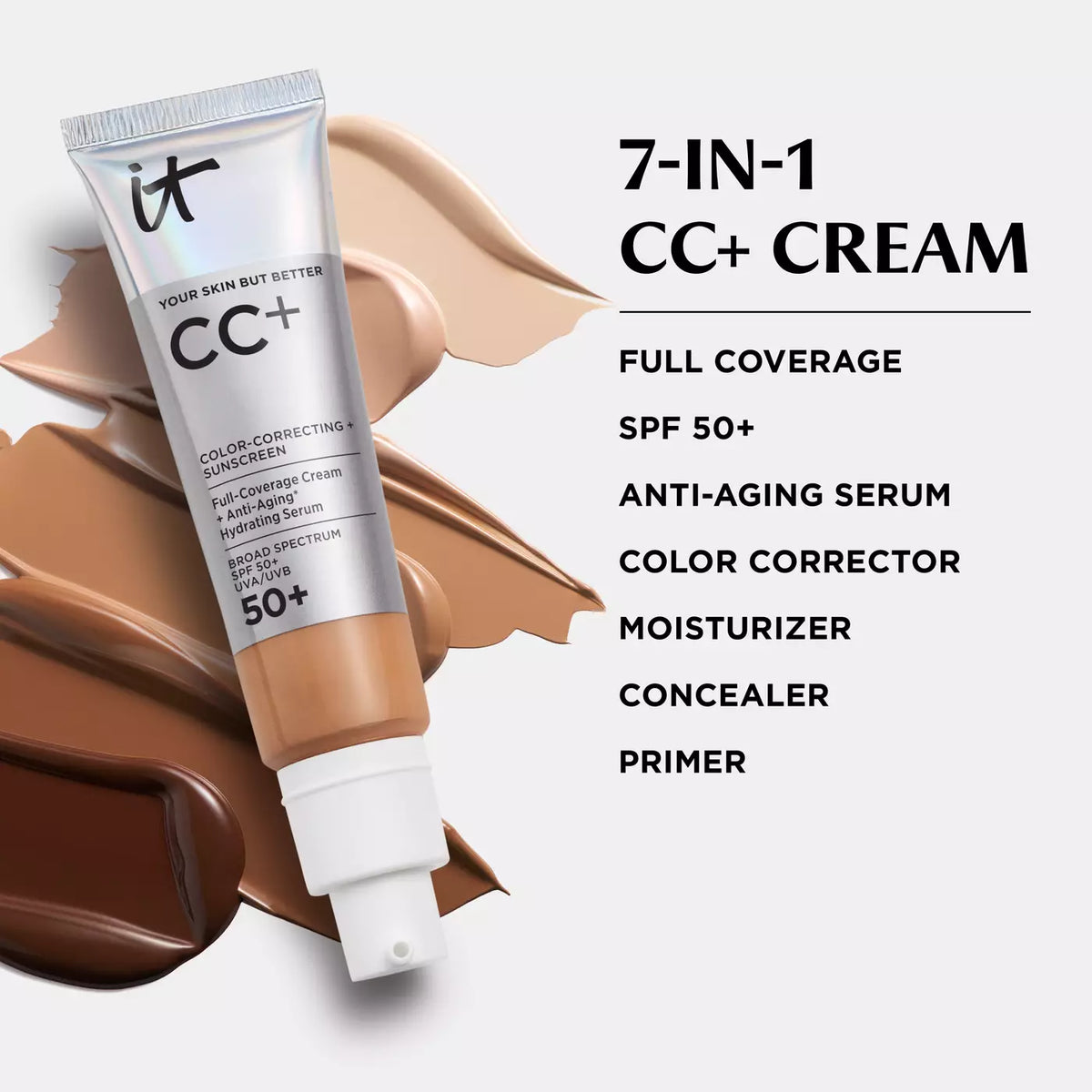 CC+ Cream Full-Coverage Foundation with SPF 50+